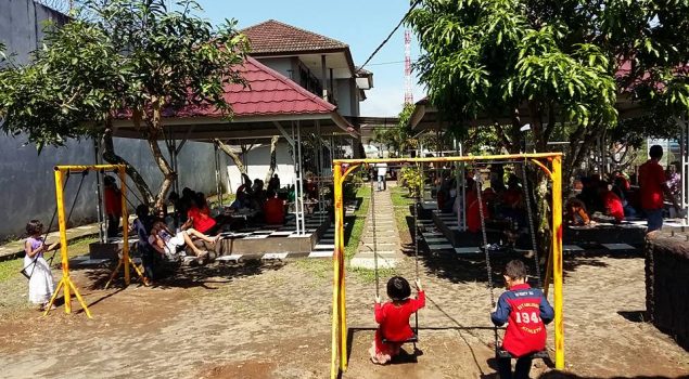 Lapas Narkotika Lubuklinggau Sediakan Taman Bermain untuk Pengunjung Anak