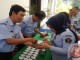 Puluhan Pegawai Kanwilkumham Jatim Ikuti Tes Urin