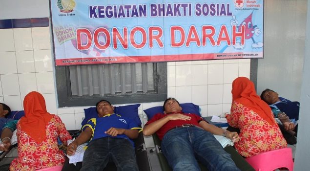 Lapas/Rutan Peringati Hari Bhakti PAS dengan Donor Darah & Jalan Santai