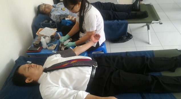 Donor Darah Kanwil Sulut Kumpulkan 44 Kantong Darah