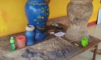 WBP LPKA Martapura Ciptakan Kreasi dari Cangkang Telur