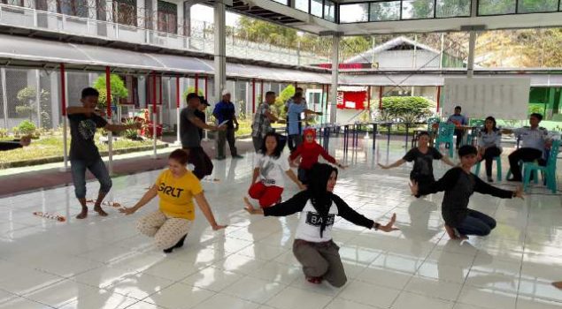 WBP Lapas Narkotika Samarinda Terus Berlatih Untuk Acara Hari Bhakti PAS