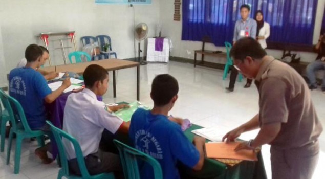 Lima Siswa Ujian Nasional di Rutan Klas I Makassar