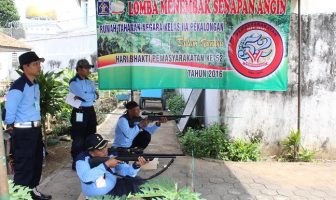 30 Petugas Rutan Pekalongan Adu Skill Gunakan Senapan Angin
