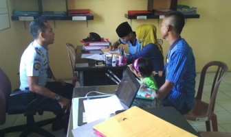 PK Pos Bapas Tembilahan Dampingi UAS Klien Anak