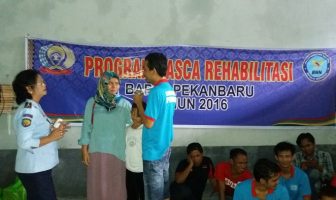 Bapas Pekanbaru Selesaikan Program Pasca Rehab di Lapas Pekanbaru