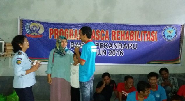 Bapas Pekanbaru Selesaikan Program Pasca Rehab di Lapas Pekanbaru