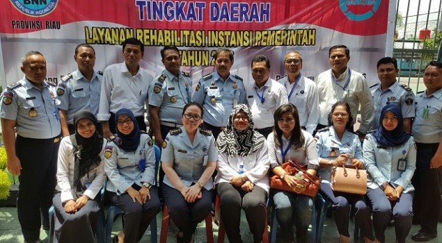 Tim Pasca Rehab Bapas Pekanbaru Hadiri Rakor Layanan Rehabilitasi