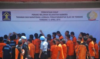Penghuni Lapas Tondano Nyatakan Perang Terhadap narkoba