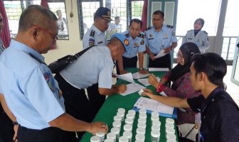 Tes Urin Negatif Narkoba, Pegawai Lapas Amuntai Teken Pakta Integritas
