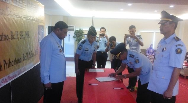 Victor Teguh Resmi Gantikan Erwedi SupriyatnoSebagai Kepala Lapas Narkotika Sungguminasa