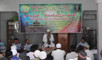 WBP & Petugas Rutan Pekalongan Peringati Isra Mi'raj