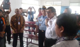 Datangi Lapas Tondano, Menkumham Cek Blok Hunian, Gereja, dan Dapur Lapas