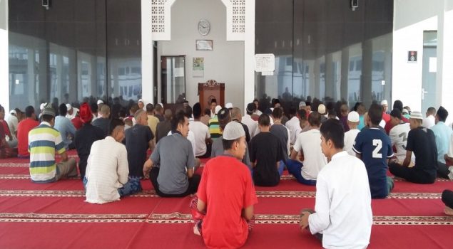 Jelang Ramadhan Napi di Rutan Cilodong adakan Tawakufan