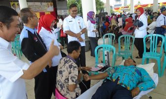 Petugas Rutan Prabumulih Sumbangkan Darah untuk PMI