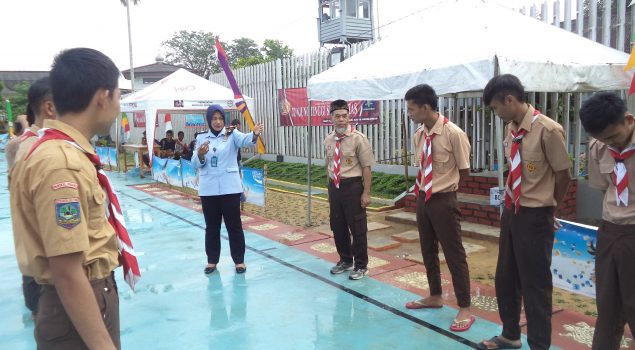 Kasi Binadik Terjun Langsung Bina Pramuka Lapas Pangkalpinang