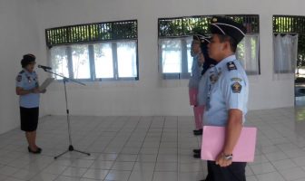 4 Pegawai Rupbasan Banjarmasin Sandang Pangkat Baru