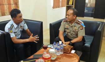 Kalapas Warungkiara Bahas Keamanan Lapas dengan Kapolres Sukabumi