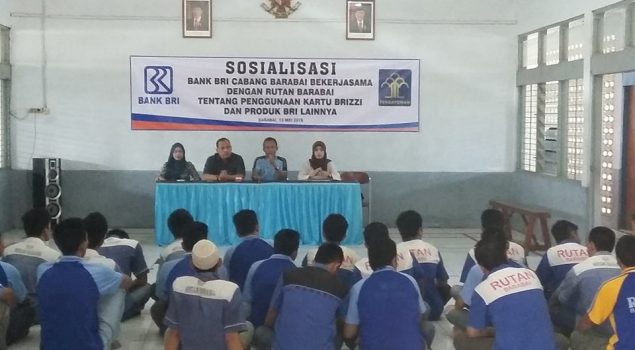 Rutan Barabai Mulai Sosialisasikan Penggunaan Kartu BRIZZI