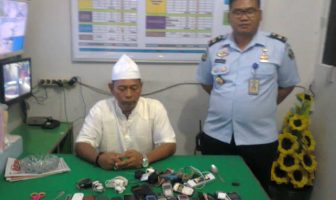 Kalapas Lubuk Pakam Razia, Puluhan Ponsel dan Pisau Diamankan