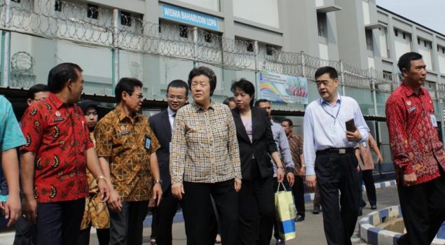 Menteri Kehakiman Tiongkok Melihat Kegiatan Napi Lapas Cipinang