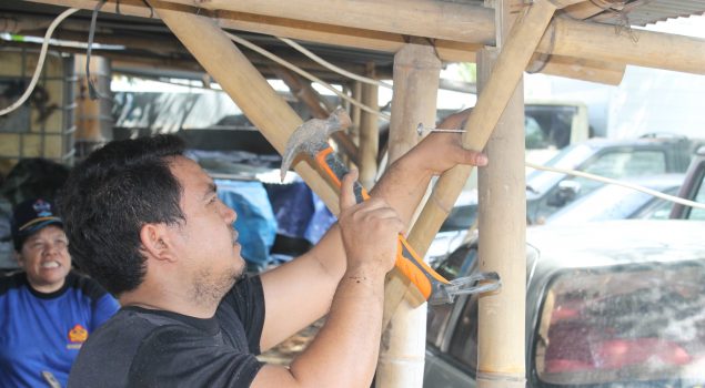 Jaga Aset Negara, Rupbasan Jakarta Timur Renovasi Atap Penutup Drum.