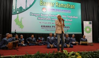 Gambus & Tarian WBP Meriahkan Bazar Ramadhan Kemenkumham