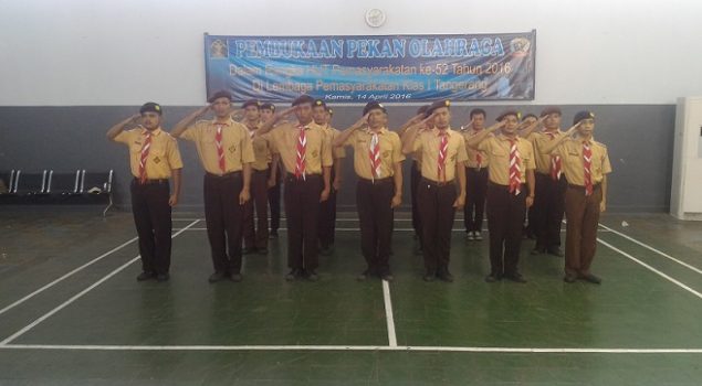 Puasa Tak Halangi Latihan Pramuka di Lapas Tangerang