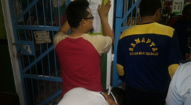 Usai Shalat Tarawih Satgas Kamtib Rutan Palu Langsung Sidak