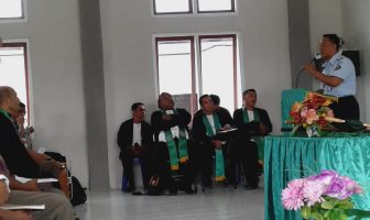 Lapas Piru Gelar Ibadah Minggu Perdana Pasca Kebakaran