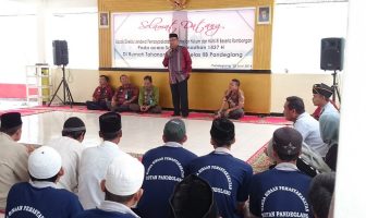 Dirjen PAS Shalat Ashar Bersama WBP Rutan Pandeglang