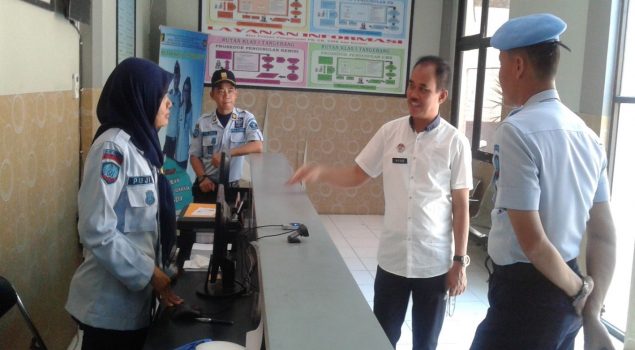 Kakanwil Banten Tinjau Layanan Kunjungan Rutan Tangerang