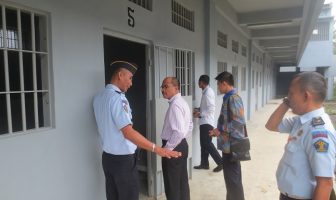 Kakanwil Sumut Cek Blok Hunian Baru di Lapas Padangsidimpuan