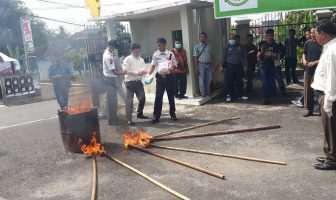 Karutan Baturaja Saksikan Pemusnahan Narkoba & Sajam