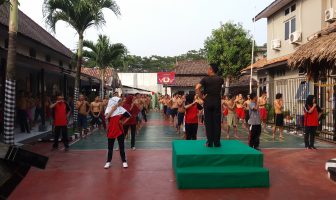 WBP Rutan Rangkasbitung Digilir Jadi Instruktur Senam