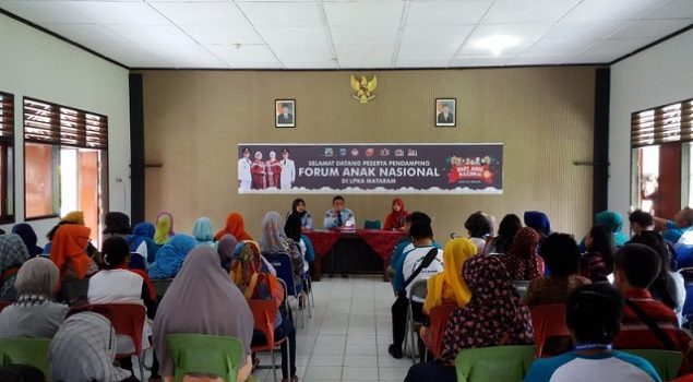 Peserta Forum Anak Nasional Puji Pembinaan di LPKA Mataram