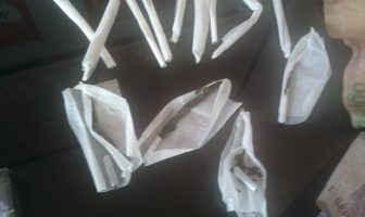 Petugas Cabrutan Pagaralam Temukan Paket Ganja dalam Nasi Bungkus