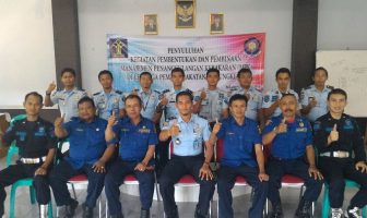 Regu Pengamanan Lapas Warungkiara Ikuti Pelatihan Manajemen Damkar