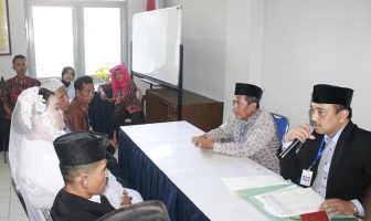 WBP Lapas Semarang Melangsungkan Pernikahan Di Lapas
