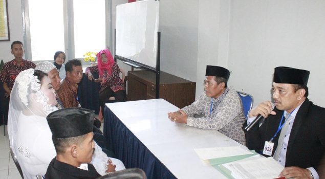 WBP Lapas Semarang Melangsungkan Pernikahan Di Lapas