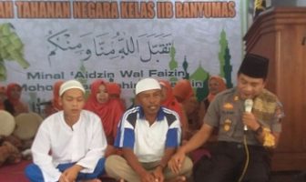 Silaturahmi Idul Fitri Rutan Banyumas Diisi dengan Tausyiah