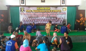 Idul Fitri di Rutan Wonosari Diramaikan Eksibisi Voli