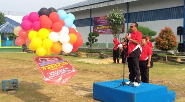 Lapas Narkotika Lampung & Rutan Bangli Gelar Lomba Sambut HUT RI ke-71
