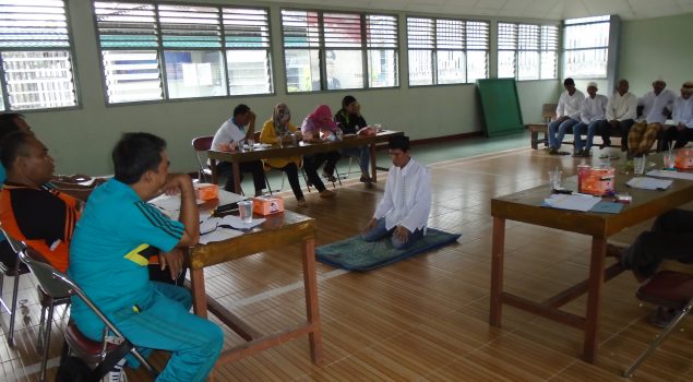 Rutan Prabumulih Wajibkan WBP Hafal Ayat Pendek dan Tata Cara Sholat