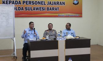 Kemenkumham Sulbar Lakukan Lawatan ke Polda Sulbar