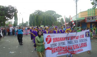 Kentongan Rutan Purbalingga Meriahkan Karnaval Budaya