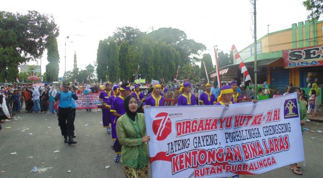 Kentongan Rutan Purbalingga Meriahkan Karnaval Budaya