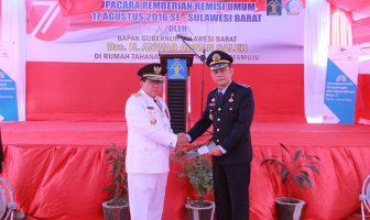 Peresmian Sarana Air Bersih di Rutan Mamuju