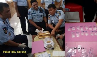 Dalam 3 Minggu, Petugas Lapas Gorontalo Gagalkan 4x Penyelundupan Narkoba
