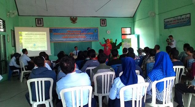 Klien Bapas Madiun Pelajari Kegiatan Hidroponik